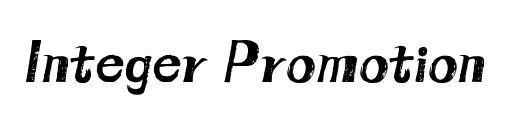 Integer Promotions